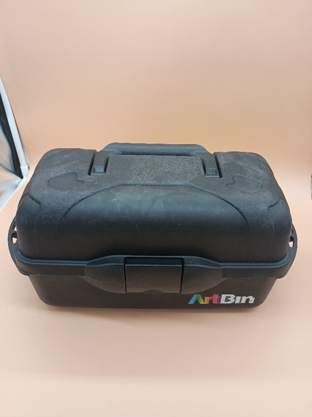 Art Bin Storage Box Black 2-Tier 2005 Art Craft Supply Storage READ